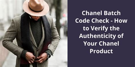 chanel batch code checker.